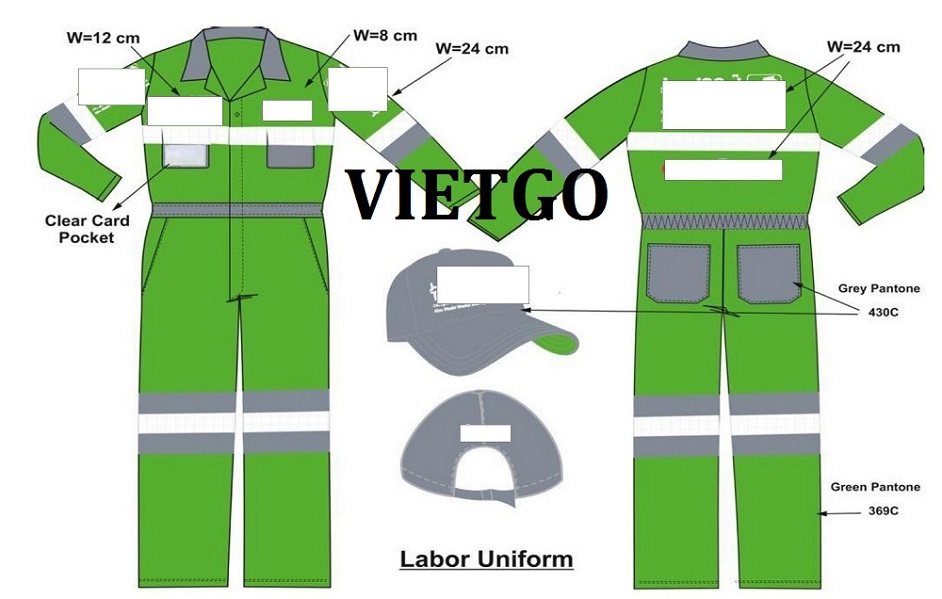 Áo quần bảo hộ lao động và mũ Vietgo